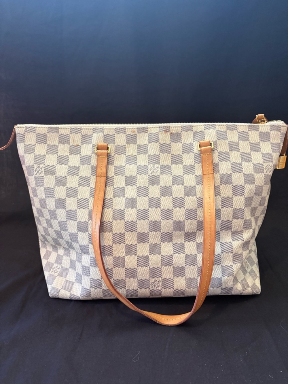 Louis Vuitton Iena MM Damier Azur Tote - Picture 3 of 15